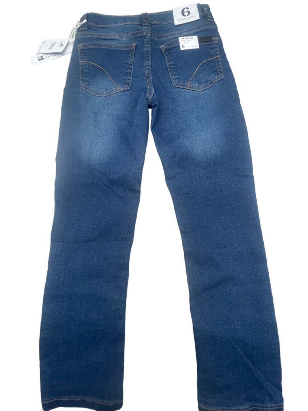 kids Joe's blue jeans straight narrow the brixton size 6 cotton blend READ NEW